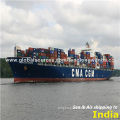 Sea Cargo to Chennai and Nhava Sheva and New Delhi of India from Xiamen and Qingdao